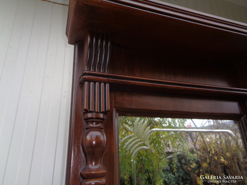 Shelf furniture with mirror