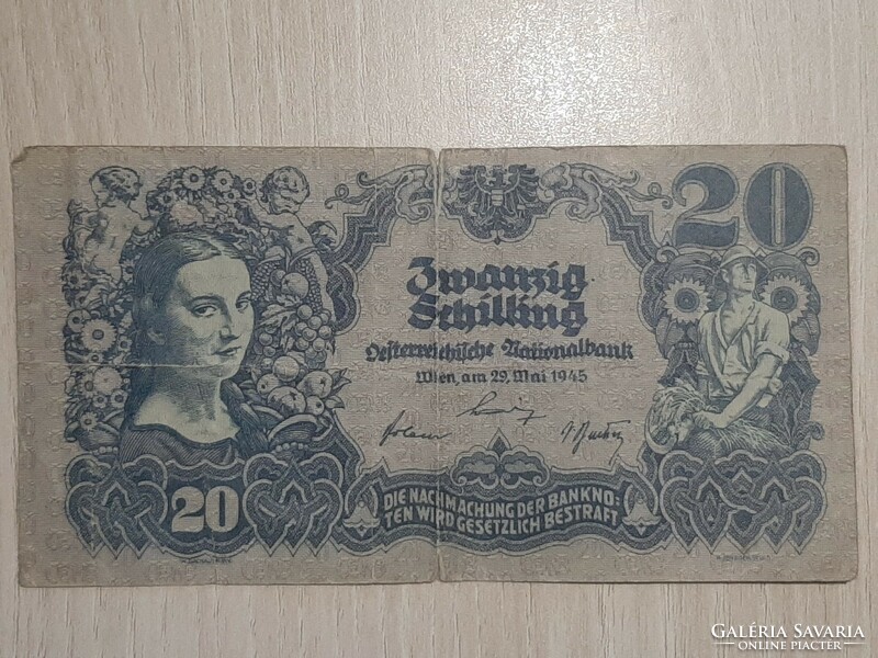 20 Schilling 1945 Austria