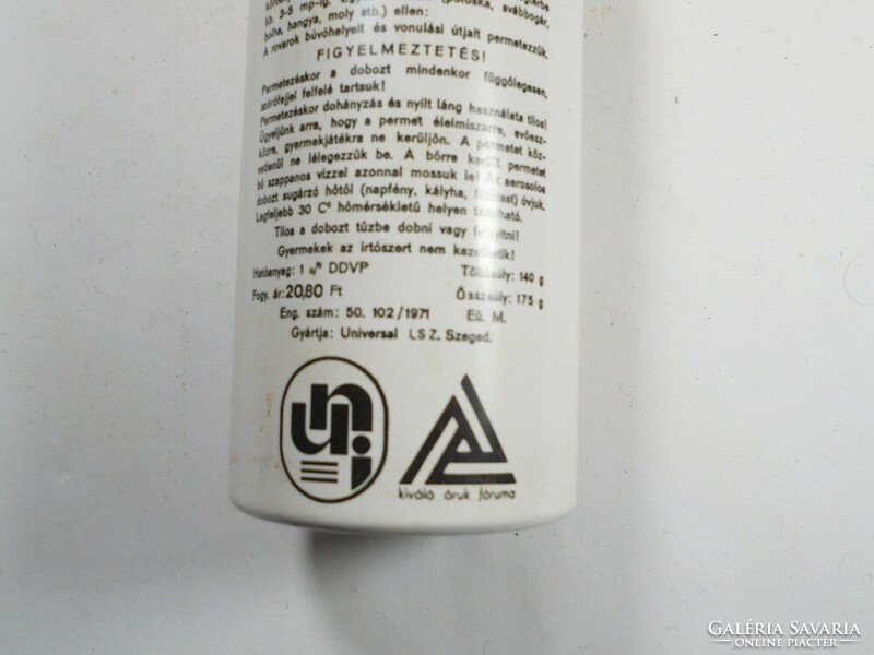 Retro old unitox insecticide spray bottle - universal isz Szeged - 1970s