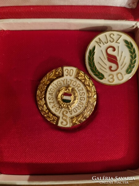 2 pieces of the judicial tribal guard mjsz fire enamel pin badge