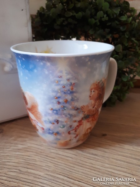 Angelic Christmas mug