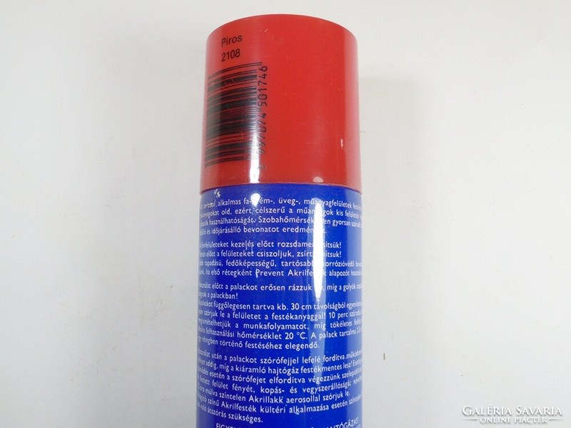 Retro Prevent Akril festék akrilfesték aerosol spray flakon - Medikémia - 1980-as évekből