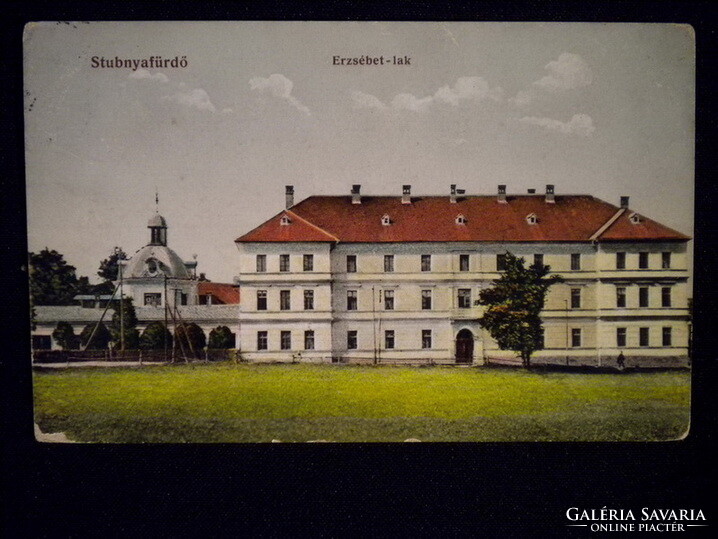 A029 Képeslap Stubnyafürdő - Erzsébet-lak 1917