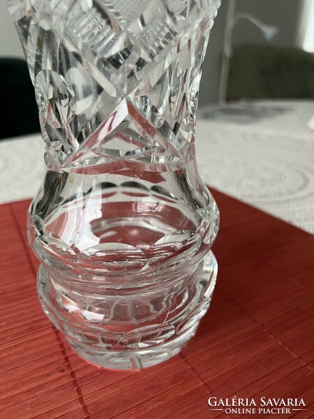 Ajka crystal giant beautiful large vase 29.5 cm