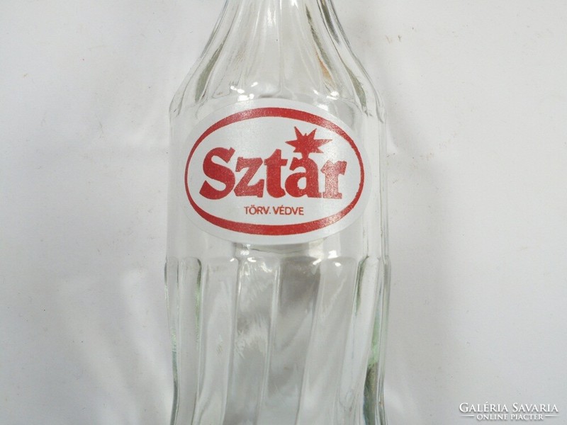 Retro Sztár üdítő üdítős üveg palack - festett felirat - 0.2 liter - 1970-1980-as évekből