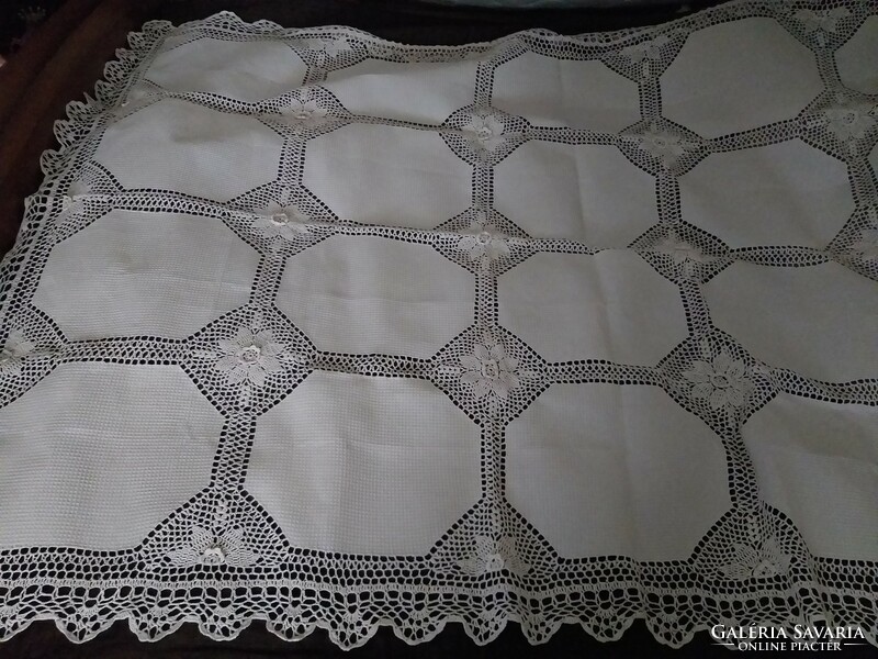 150X220cm beautiful hand crocheted tablecloth