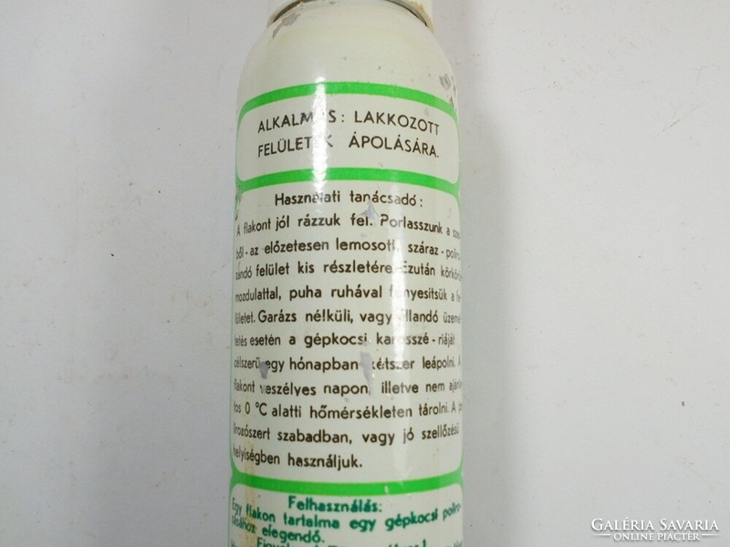 Retro abto polirol car care agent aerosol spray bottle - soviet import dölker konsumex 1980s