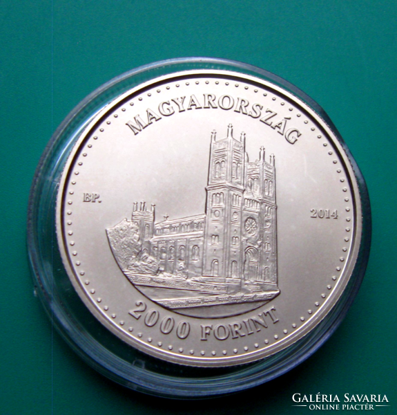 2014 - Commemorative coin of Miklós Ybl - 2000 ft non-ferrous metal commemorative coin - in capsule, with certificate