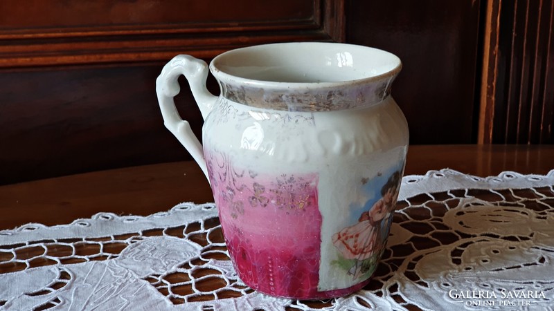 2 pcs. Favorite antique porcelain mug.