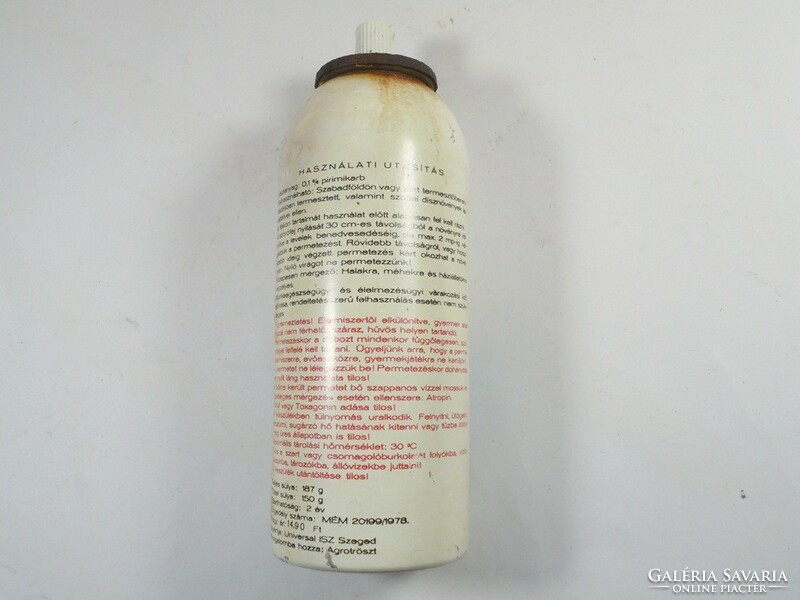 Retro old pirimor insecticide spray bottle - universal isz Szeged agrotrust - 1970s