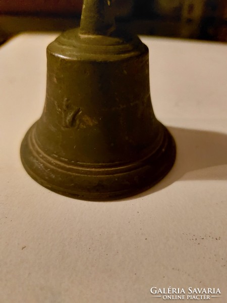 Gyönyörű kis antik bronz harang