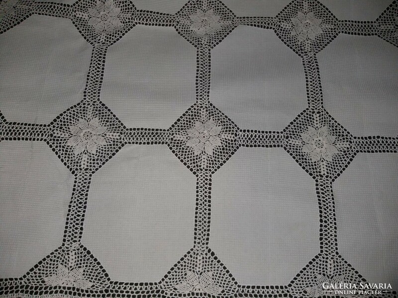 150X220cm beautiful hand crocheted tablecloth