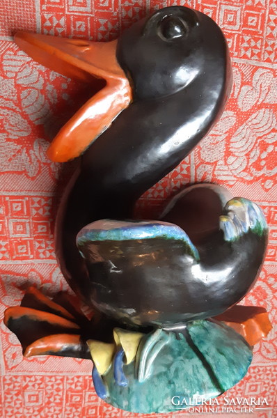 Art deco - galasko sign - ceramic - porcelain duck