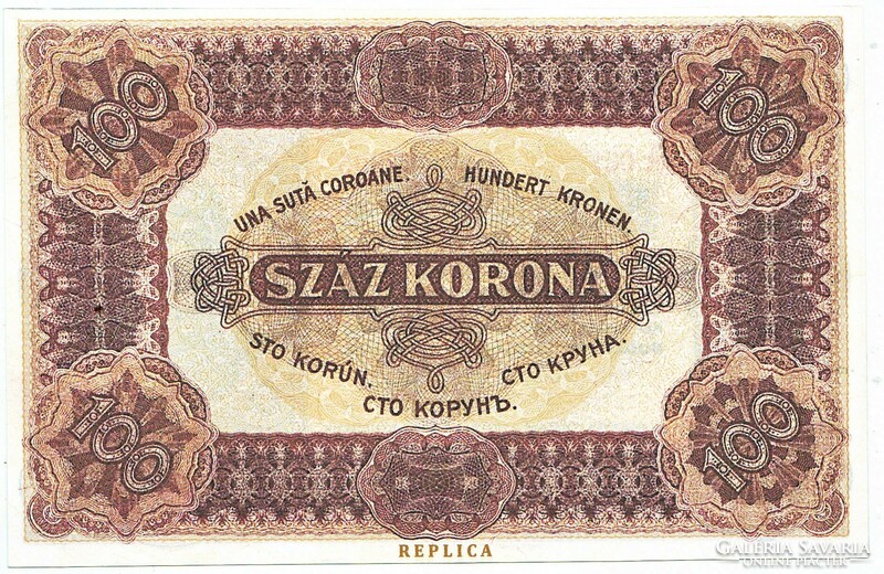 Magyarország 100 korona 1920 REPLIKA