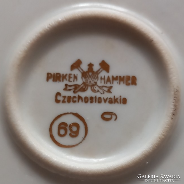 Pirkenhammer Csehszlovák süteményes porcelántál