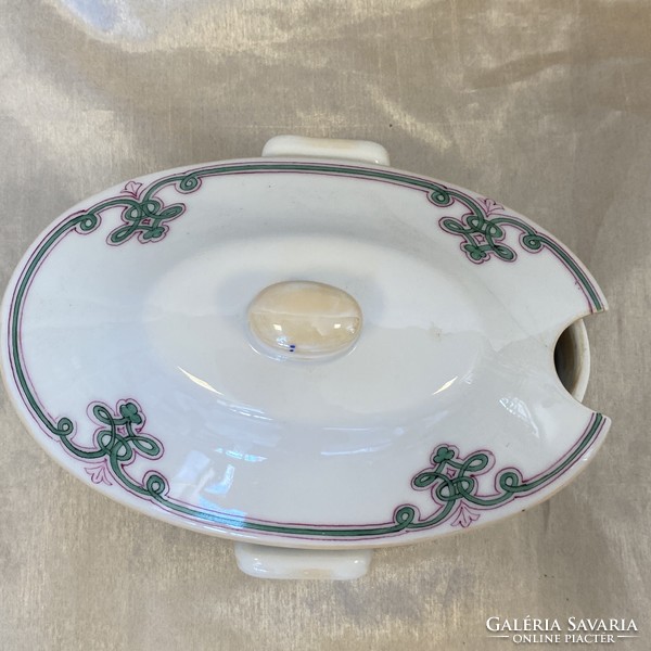 Antique porcelain serving bowl