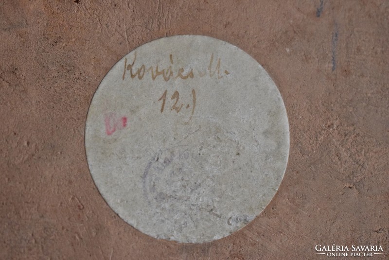 Margit Kovács ceramic relief marked signed original 13.5 x 13.5 cm rarity!