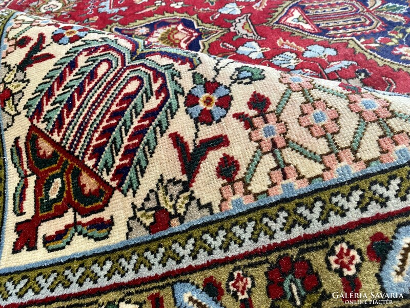 Tabriz patina perzsaszőnyeg 345x243 cm