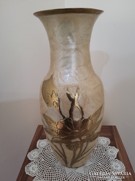 Brass decorative vase