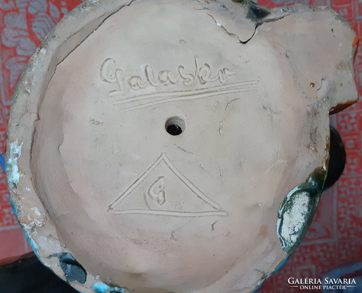 Art deco - galasko sign - ceramic - porcelain duck
