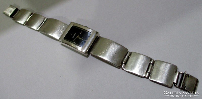 Beautiful old silver watch with silver buckle