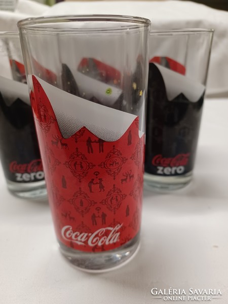 Glass of coca cola
