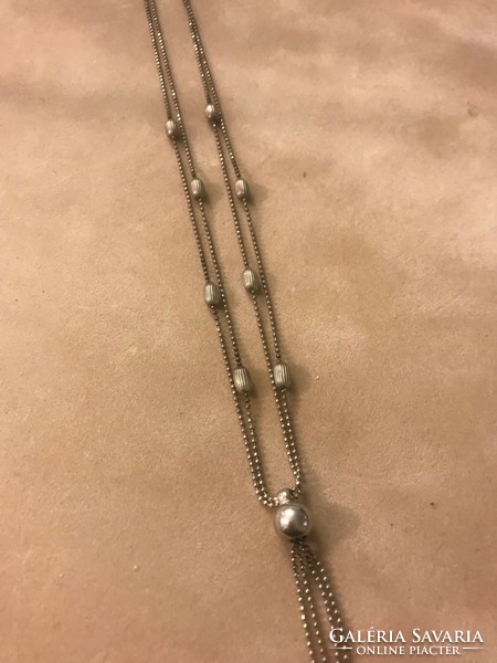 Új! ezüst ékszer! 925-ös,jelzett ezüst különleges nyaklánc.50 cm hosszú