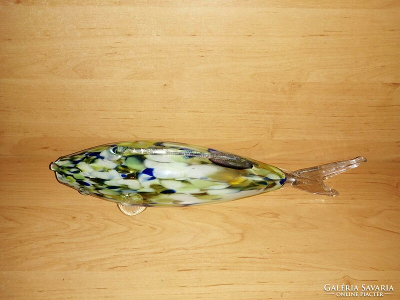 Retro glass fish 34 cm long