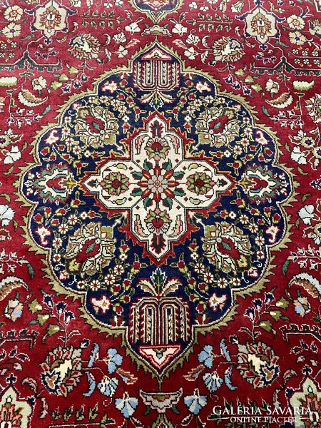 Tabriz patina Persian carpet 345x243 cm