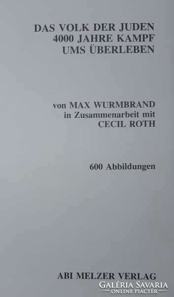 Das volk der juden - 4000 jahre kampf ums überleben - Judaica