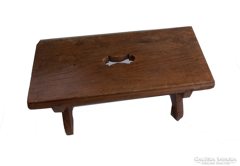 Small vintage pine stool