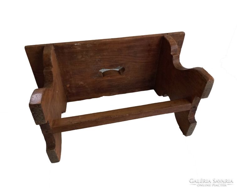 Small vintage pine stool