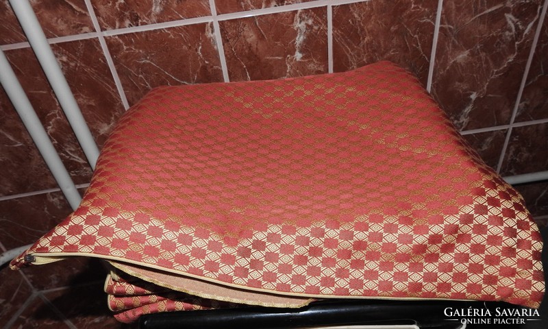 Quality gold - burgundy decorative cushion cover - cushion cover