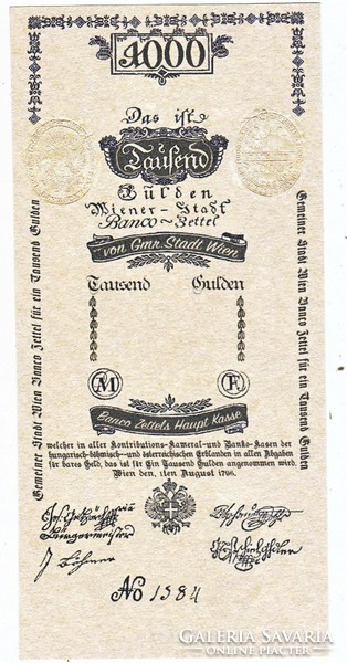 Austria 1000 Austro-Hungarian gulden1796 replica unc