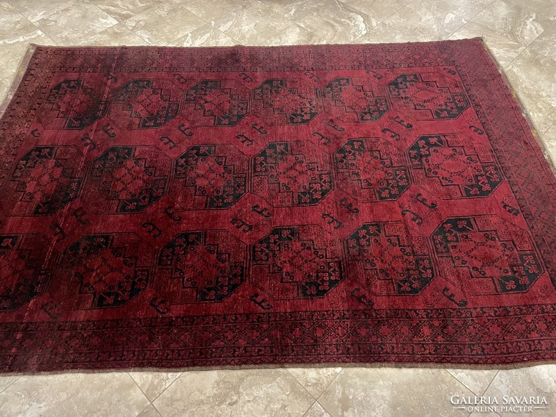 Afgan carpet with elephant foot pattern 360x240cm