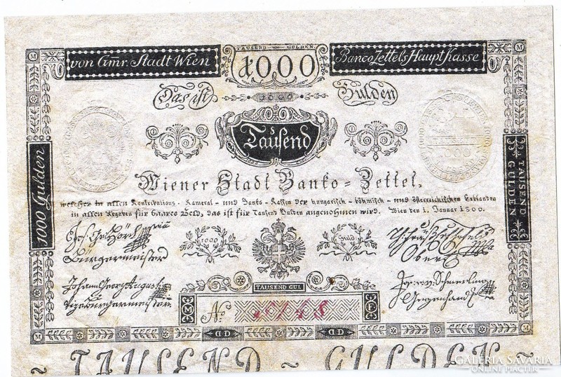 Austria 1000 Austro-Hungarian gulden1800 replica unc