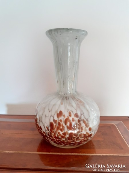 Retro murano glass vase old glass vase