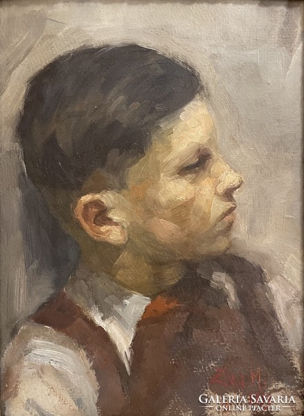 Margit Soó-zöld (1931-2022) 44x34 cm original oil painting