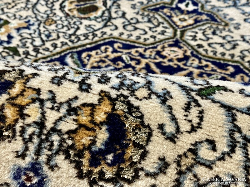 Iran Ghom (Qum) perzsaszőnyeg selyemmel 174x110cm