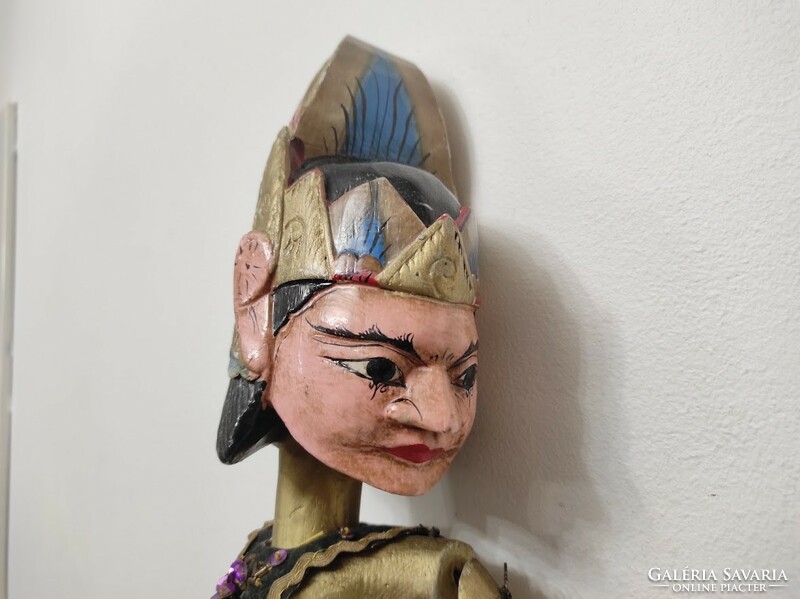 Antique puppet Indonesia Indonesian Javanese typical Jakarta batik costume marionette 323 6292