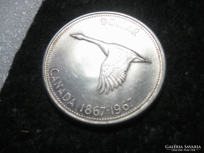 Canada , ezűst   egy dollár  1867-1967 ,    36 mm