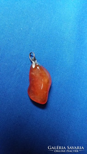Two mineral pendants
