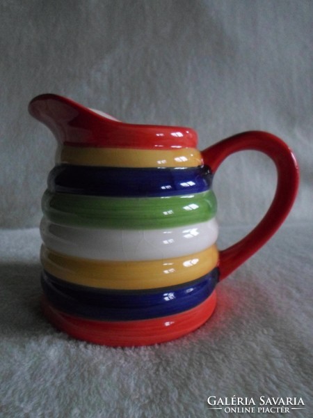Hand-painted, colorful, cheerful milk jug 6 dl