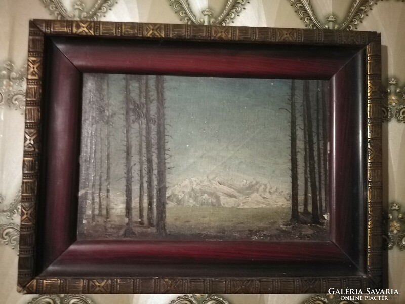 Very old landscape painting