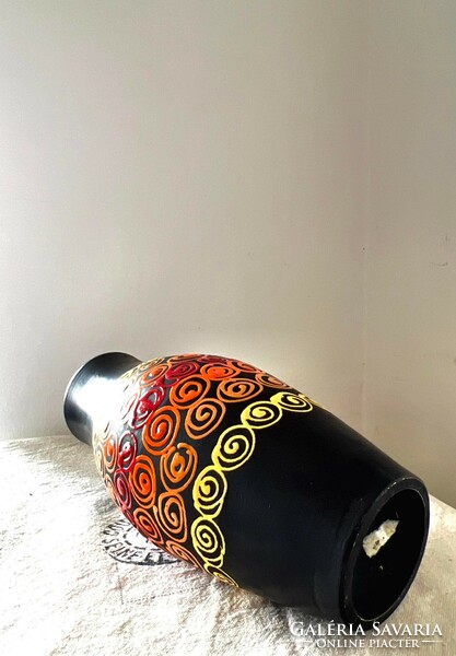 Rare vase by Alvino bagni - mid-century modern