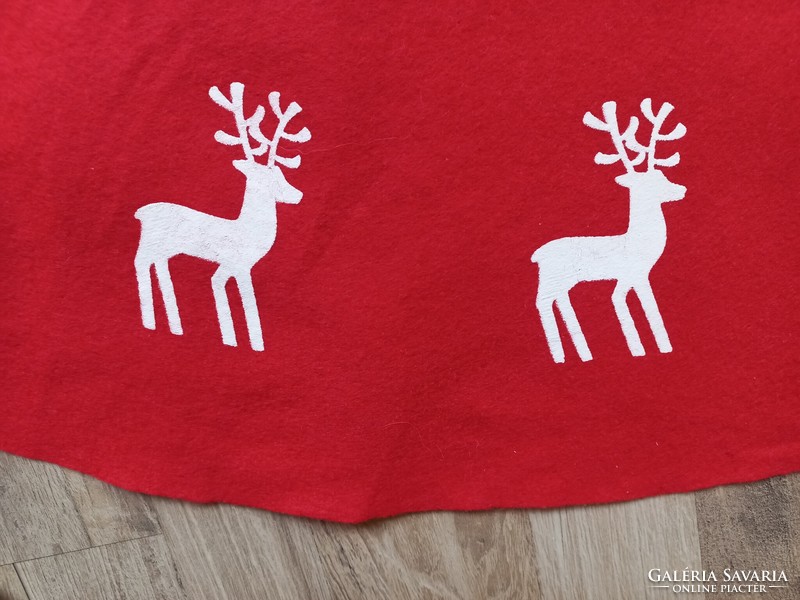 Reindeer Christmas tree base blanket tablecloth