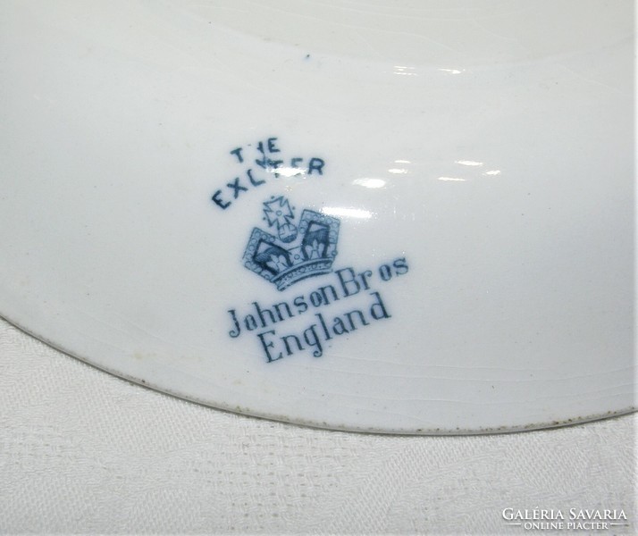 Antik  Angol teáscsésze  4 db + 2 db alj  - The Exeter Johnson Bros Porcelán