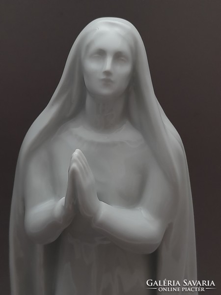 Virgin Mary statue from Herend, 28.5 cm