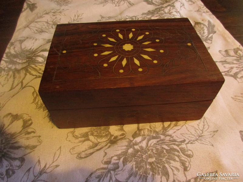 Old Indian inlaid gift box