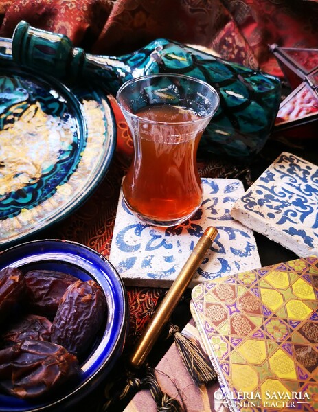 Keleti stílusú csempék (poháralátét) Marrakesh